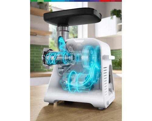 Мясорубка Bosch MFWS609W белый/черный