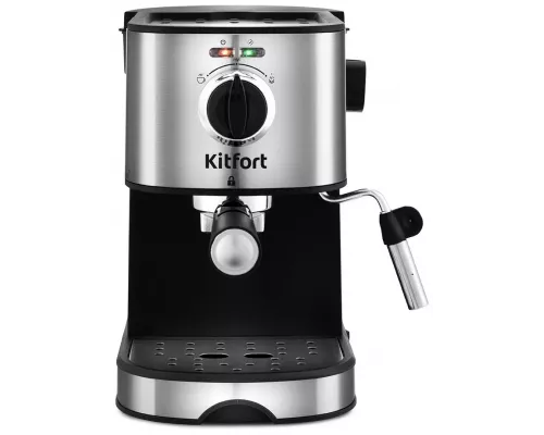 Кофеварка Kitfort KT-753 черный/нержавеющая сталь