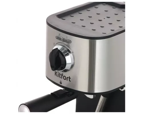 Кофеварка Kitfort KT-753 черный/нержавеющая сталь