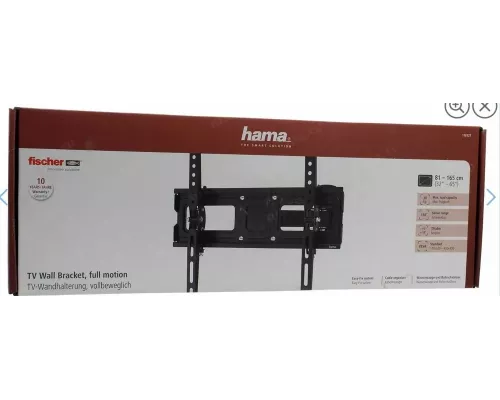 Кронштейн Hama 00118127 черный