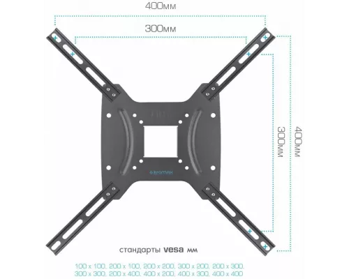 Кронштейн Kromax DIX-24 черный