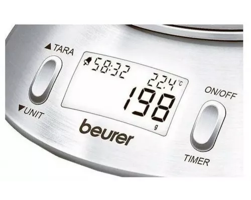 Кухонные весы Beurer KS54 серебристый