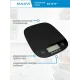 Кухонные весы Maxvi KS101P черный