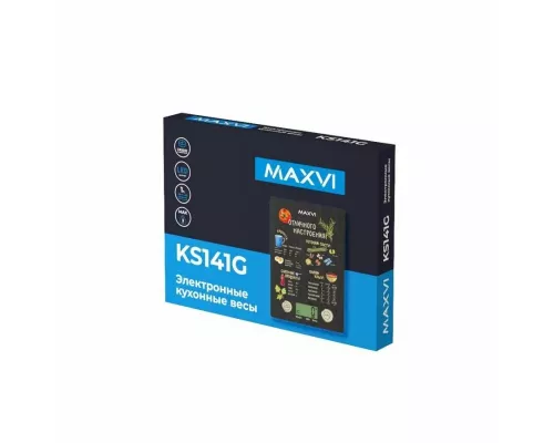 Кухонные весы MAXVI KS141G черный