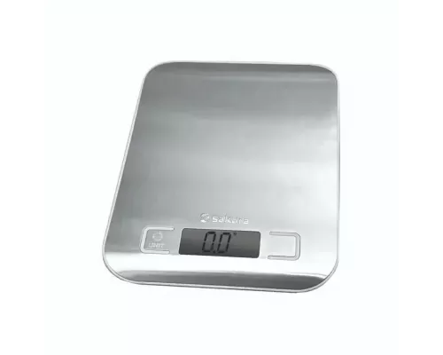 Кухонные весы Sakura SA-6060SG нерж/серый