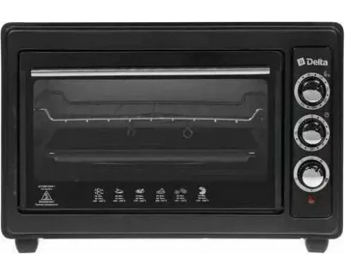 Мини-печь Delta D-0124 черная