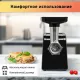 Мясорубка BBK MG2009 черный/серый