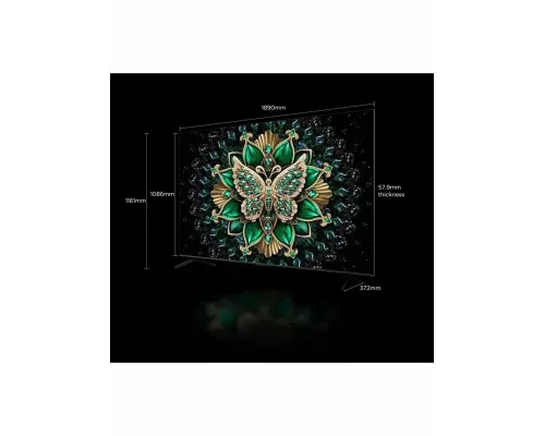 Телевизор TCL 85C6K черный