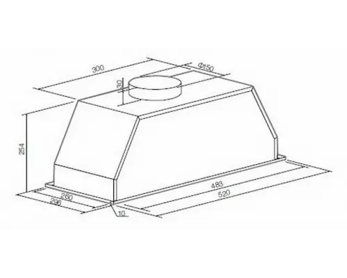 Встраиваемая вытяжка Graude LB 52.0 S