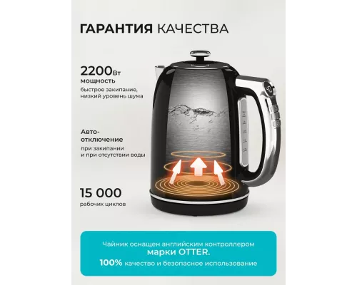 Чайник GALAXY LINE GL 0360 черный