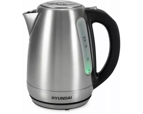 Чайник HYUNDAI HYK-S8408 серебристый матовый/черный