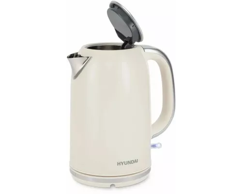 Чайник Hyundai HYK-S9900 молочный/серебристый