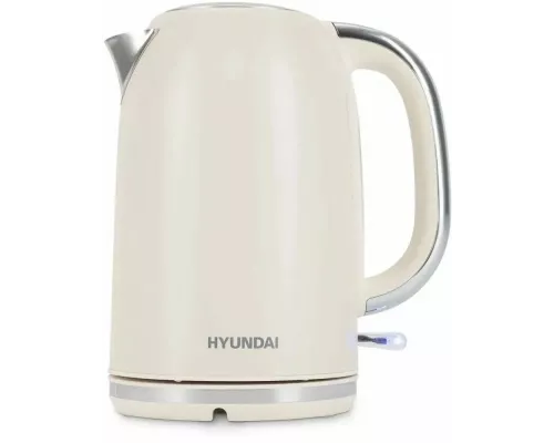 Чайник Hyundai HYK-S9900 молочный/серебристый