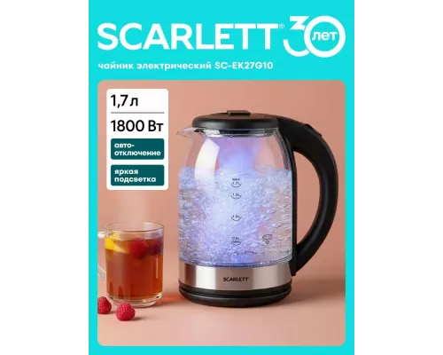 Чайник Scarlett SC-EK27G10 сталь