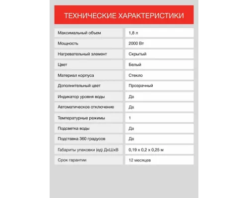 Чайник STARWIND SKG1056 белый