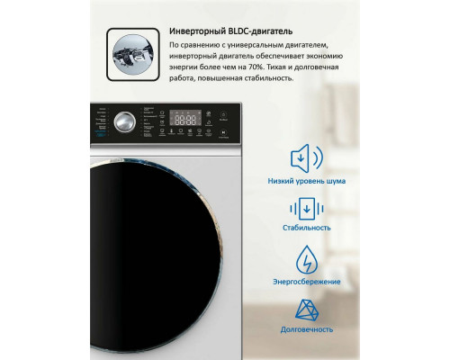 Стиральная машина ARDO WTH61044W2 белый/черный