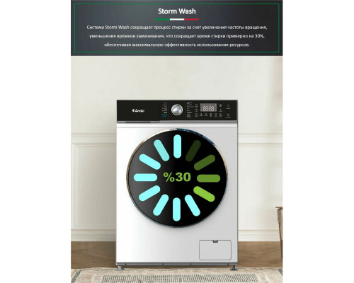 Стиральная машина ARDO WTH61044W2 белый/черный