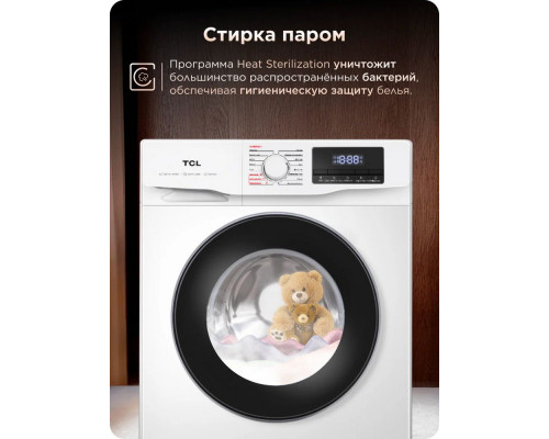 Стиральная машина TCL TWRF-607W12W1 белый/черный