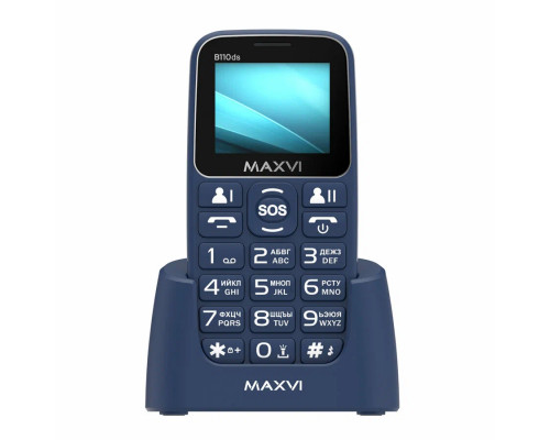 Мобильный телефон Maxvi B110ds синий