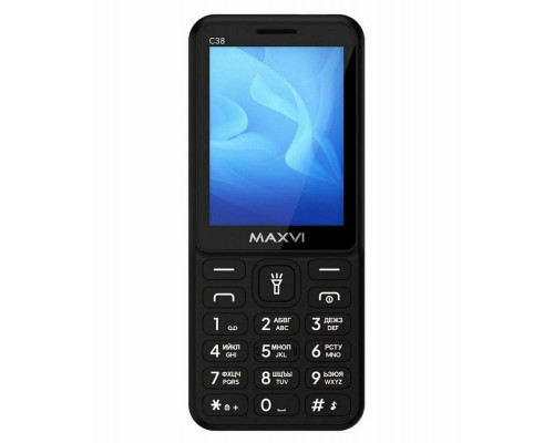 Мобильный телефон Maxvi C38 черный