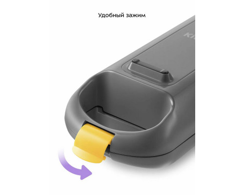 Вафельница Kitfort КТ-1691 серый/серый