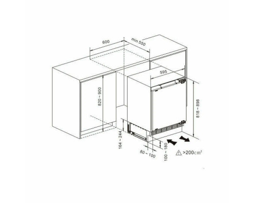 Встраиваемый холодильник Kuppersberg RBU 814