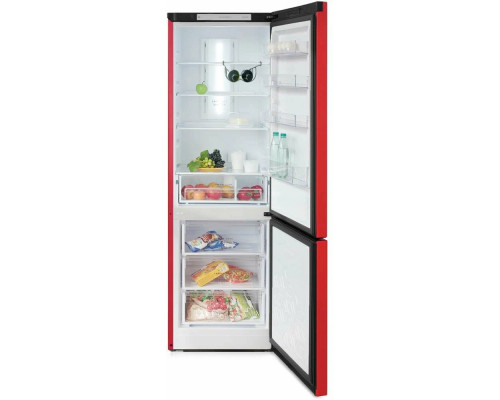Холодильник БИРЮСА H960NF красный