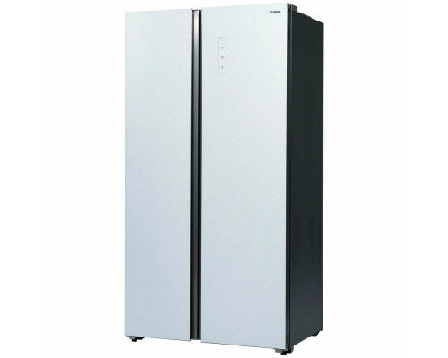 Холодильник БИРЮСА SBS 541 TWG текстурированное белое стекло