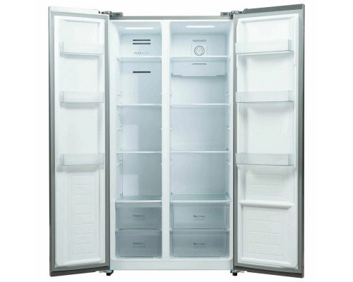 Холодильник БИРЮСА SBS 541 TWG текстурированное белое стекло