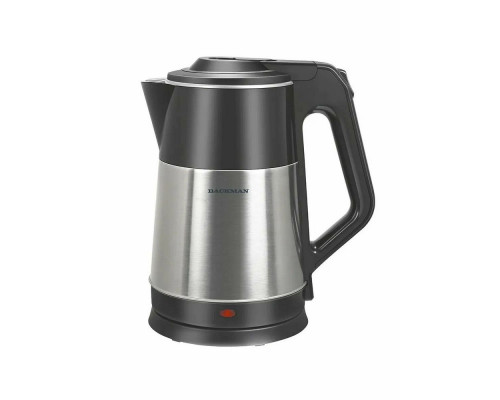 Чайник BACKMAN BM-TEA 727 серебристый/черный