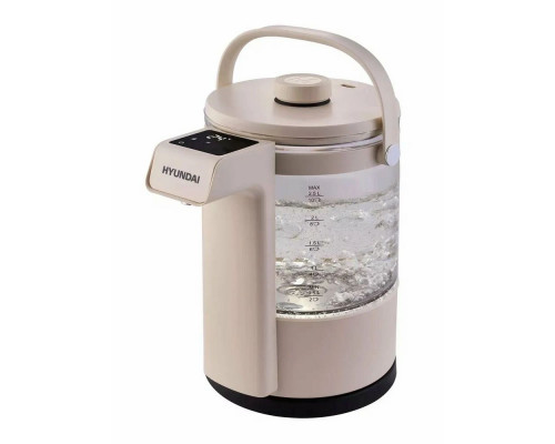 Чайник HYUNDAI HYK-G7700 кремовый/черный