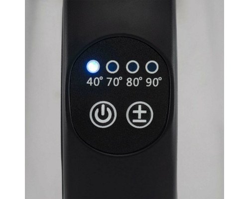 Чайник HYUNDAI HYK-S8408 серебристый матовый/черный