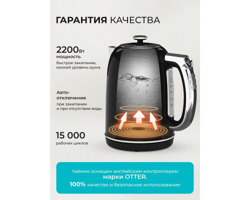 Чайник GALAXY LINE GL 0360 черный