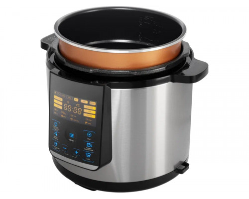 Мультиварка Hyundai HYMC-2406 серебристый/черный