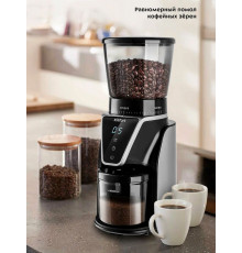 Кофемолка Kitfort КТ-784 черный/серебристый