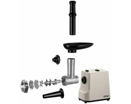 Мясорубка Kitfort КТ-2126 серый/черный