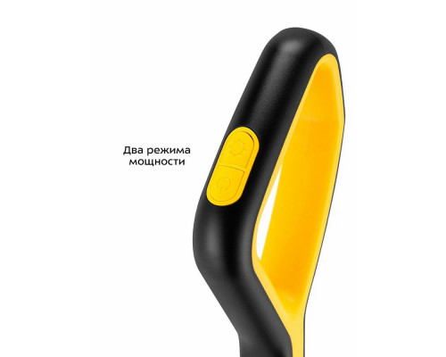 Вертикальный пылесос Kitfort КТ-5258 черный/желтый