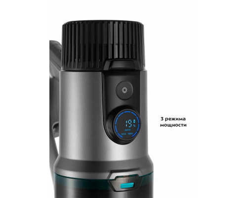 Вертикальный пылесос Kitfort КТ-5158 серый/черный