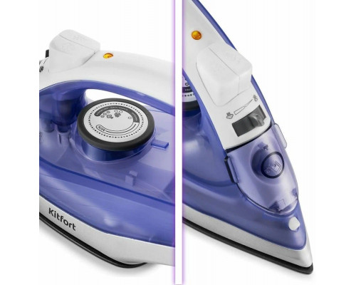 Утюг Kitfort KT-2603 белый/фиолетовый