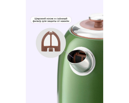 Чайник Kitfort KT-6110 зеленый