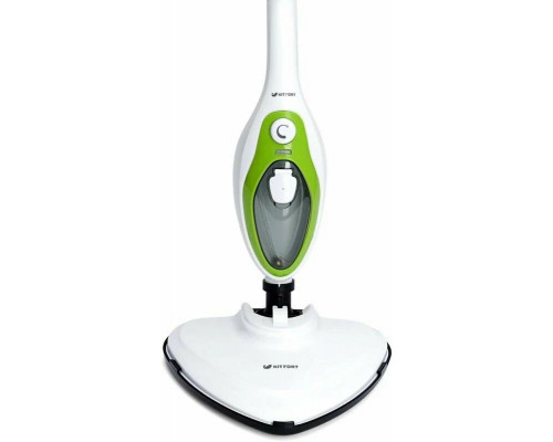 Паровая швабра Kitfort KT-1004-2 зеленый/белый