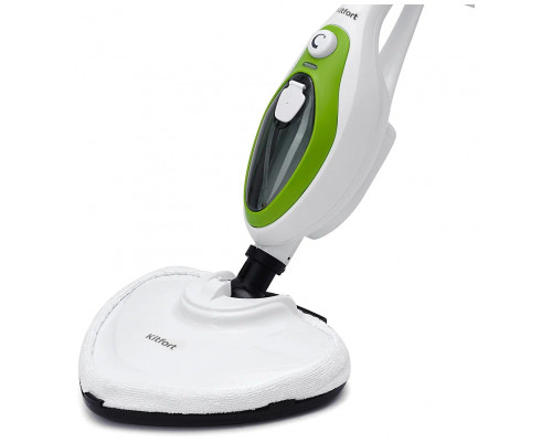 Паровая швабра Kitfort KT-1004-2 зеленый/белый
