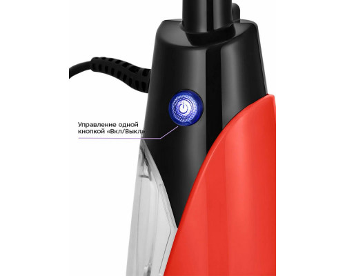 Паровая швабра Kitfort КТ-3939 красный/черный