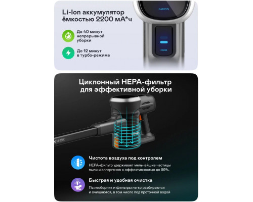 Вертикальный пылесос GARLYN M-2500