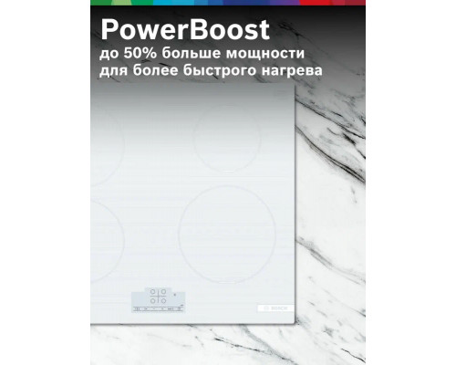 Варочная поверхность Bosch PUE612BB1E белый