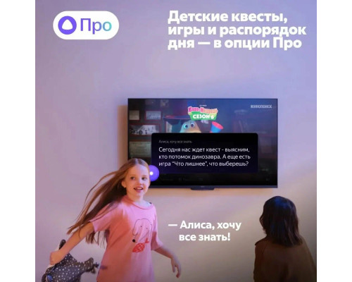 Телевизор YANDEX YNDX-00096 черный