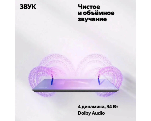 Телевизор YANDEX YNDX-00096 черный