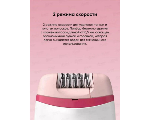 Эпилятор Philips BRE235/04 белый