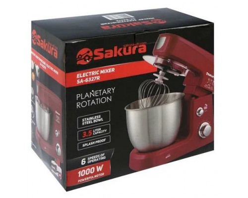 Миксер Sakura SA-6327R красный