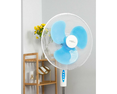 Вентилятор Scarlett SC-SF111B29 белый/голубой